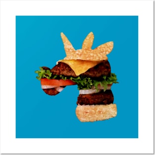 Unicorn Burger Posters and Art